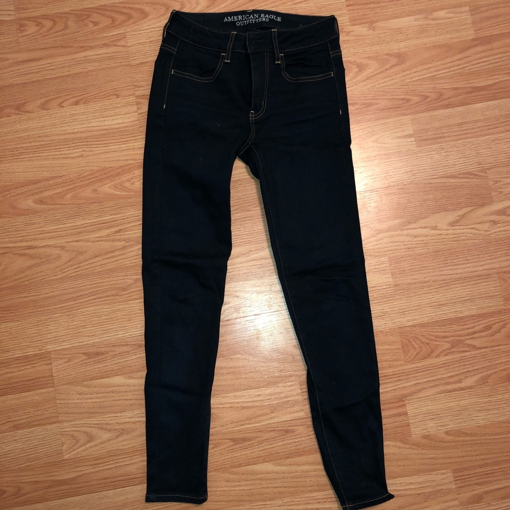 Navy Blue American Eagle Skinny Jean/Jegging